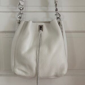 Rebecca Minkoff White Leather Shoulder Bag